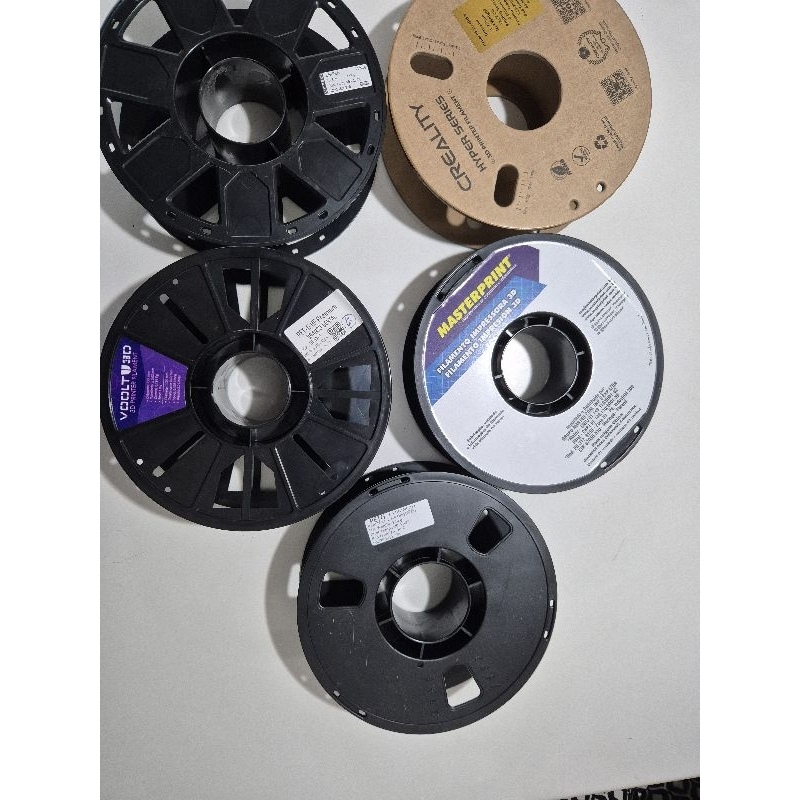 Kit Carreteis Vazios 5 unidades Filamento, Fios Correias, Correntes