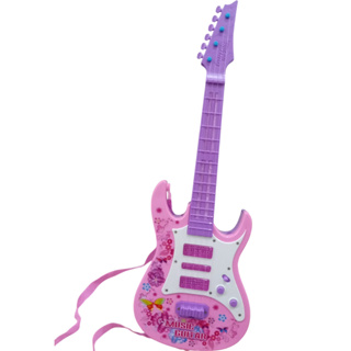 Guitarra Musical Infantil Rosa  Brinquedo Musical com Várias Músicas em Oferta na Shopee