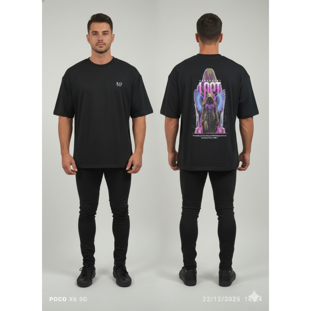T-Shirt Oversized  "Lost Angel" Purple - Edição Urban K.O
