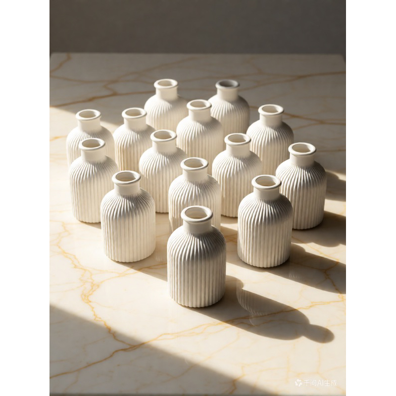 kit com 15 vasos de gesso para lembrancinha de centro de mesa em Oferta na Shopee