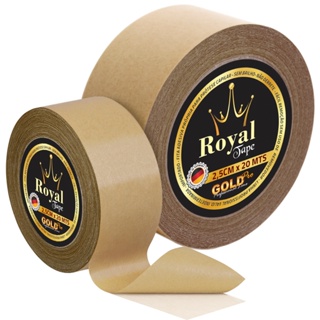 Fita Royal Tape Gold Pro 20 Mts 2,5cm Protese Capilar Peruca Adesiva Dupla Face Lace Calvicie Mega Hair Prova Dagua em Oferta na Shopee