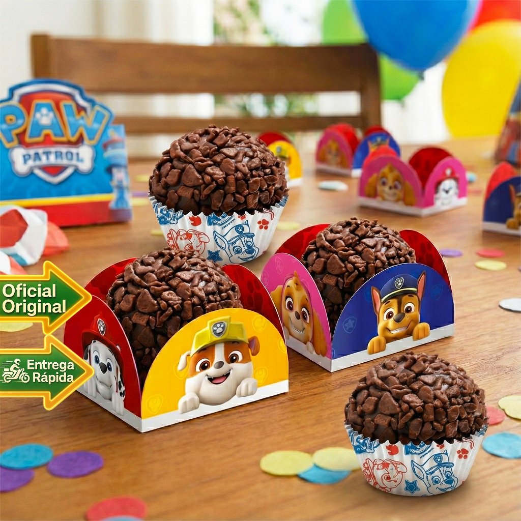 150 uni Forminhas para doces Decoração Patrulha Canina festa em Oferta na Shopee