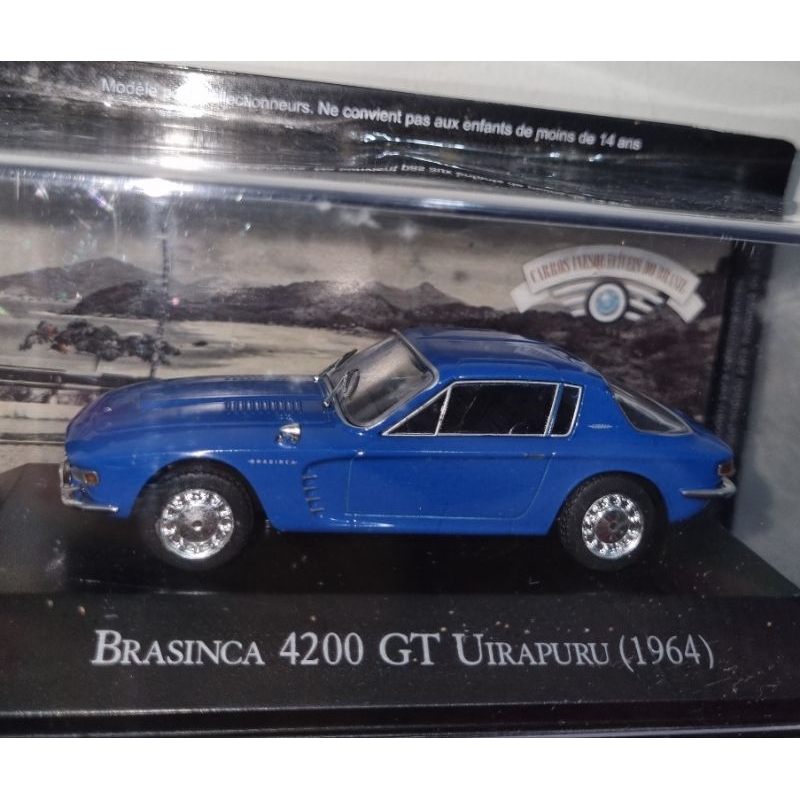 Carros Inesquecíveis do Brasil  Brasínca 4200 GT Uirapuru (1964)1/43