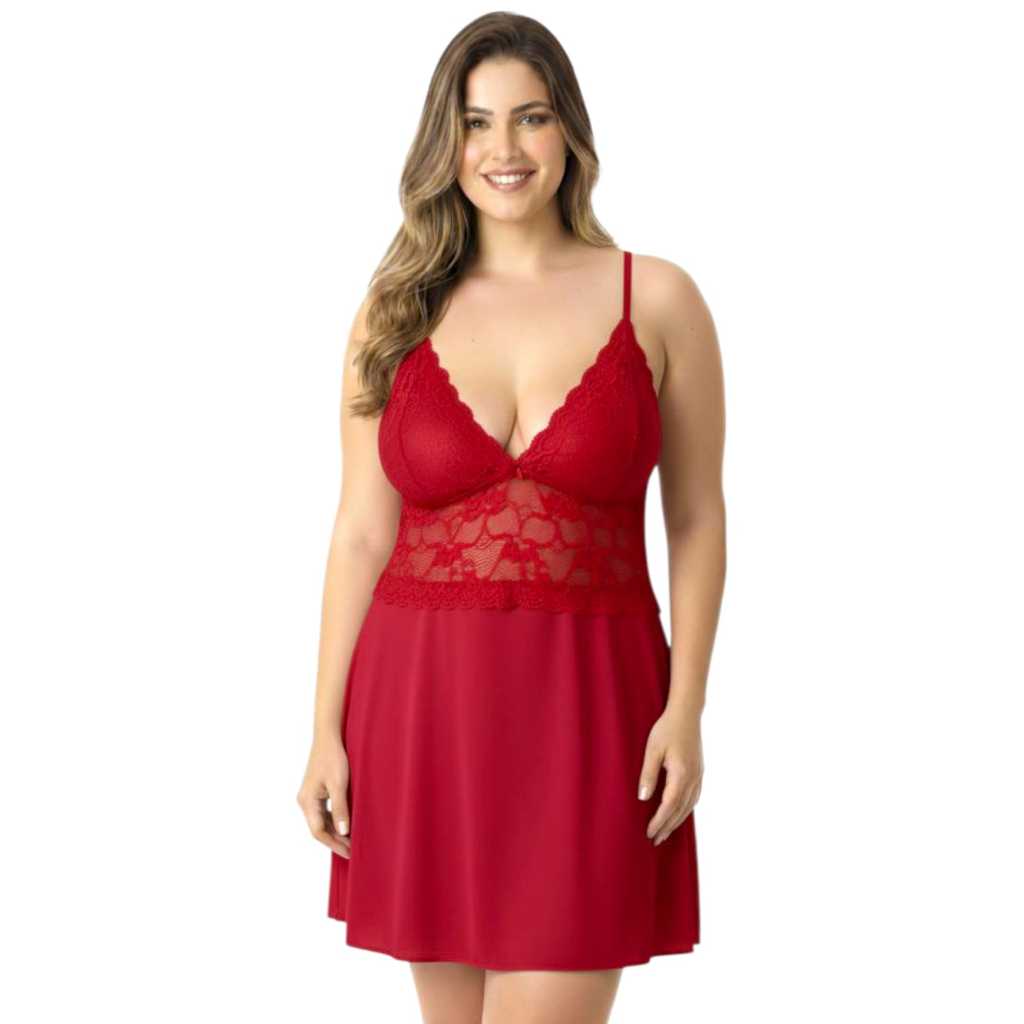 camisola plus size Rendada  confortavel Linda  e Barata  tamanho grande comprar camizola em Oferta na Shopee