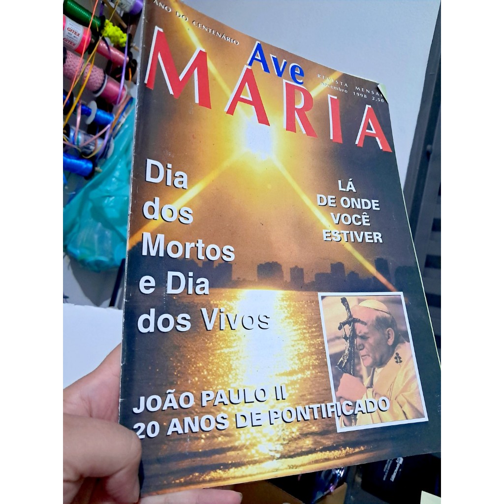Revista Ave Maria Novembro de 1998 - Revista Catolica - Revistas colecionaveis
