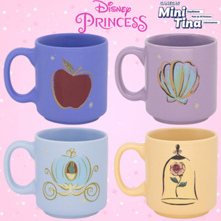 Caneca Mini Tina Princesas Disney - 100ML - Branca de Neve, Ariel, Cinderela, Bela - Zona Criativa em Oferta na Shopee