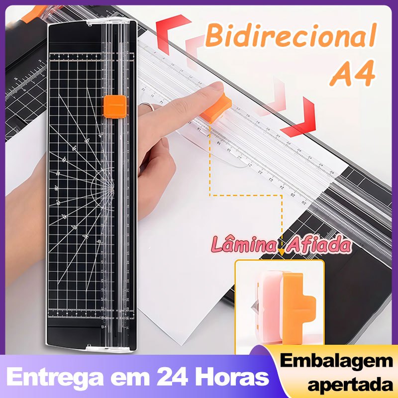 Cortador de papel portátil Cortador de papel A4 Material de escritório Cortador de papel