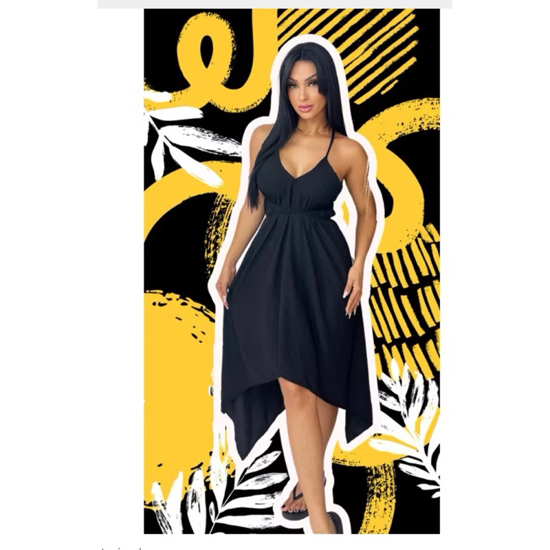 Lindos Vestidos Lenço várias Forma de Usar de Bico Vestido de Pontas Verão