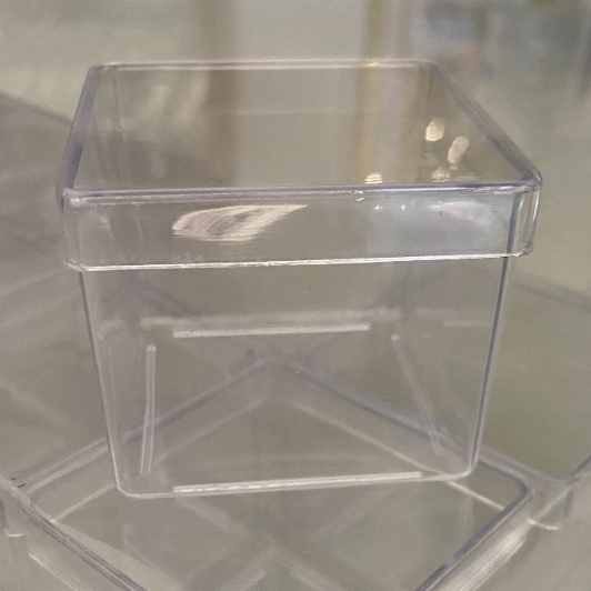 Kit 100 Caixas Decorativa De Acrílico 7x7 Para Lembrancinha Transparente Festas Aniversários em Oferta na Shopee