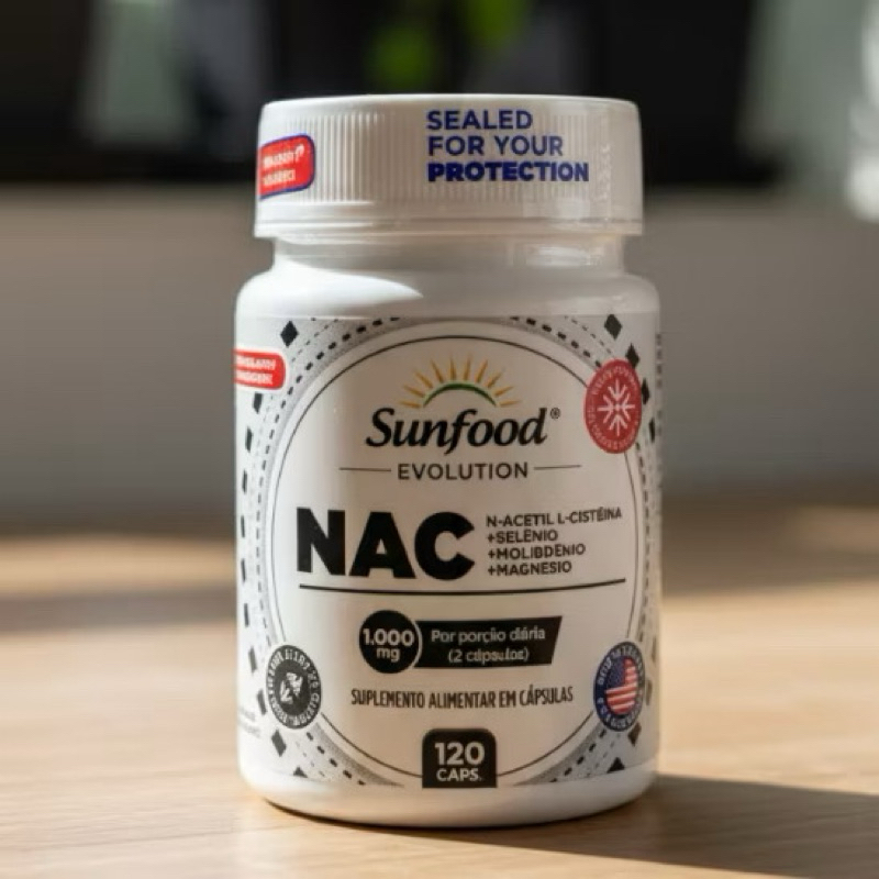 nac 1000mg 120cps em Oferta na Shopee