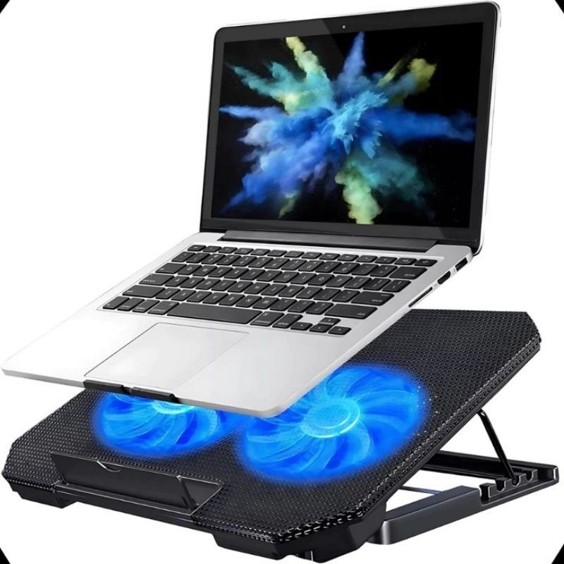 Suporte Para Notebook Base Ergonomica Ajustável Com 2 Coolers e Ventilação Silenciosa BM-763