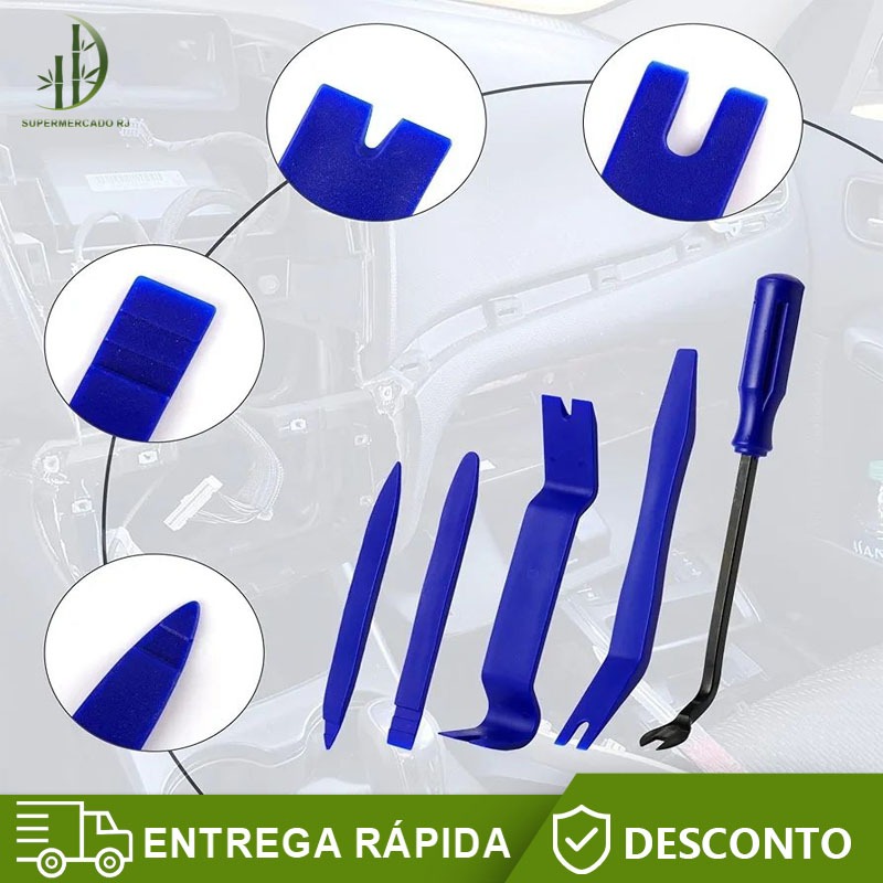 Espátulas Nylon Para Remoção de Painel, Moldura Grampos Automotivo em Oferta na Shopee