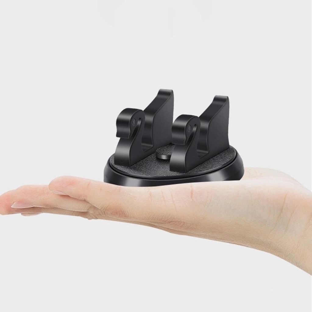 360° Suporte De Painel De Carro Giratório - Universal, Compacto e Seguro para Celular/GPS