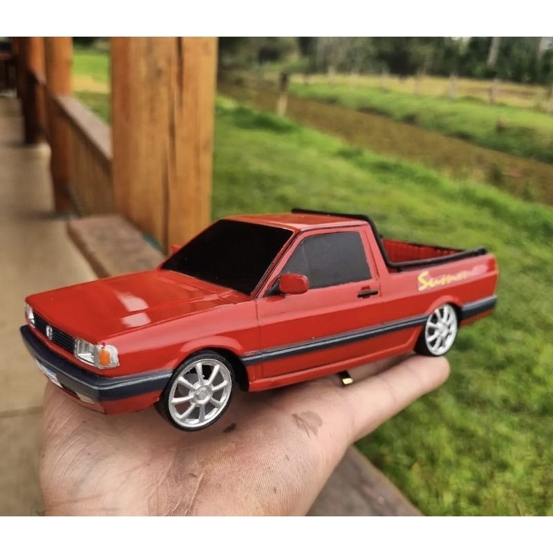 Miniatura Saveiro Quadrada 1:24 / 1:36 - Kit para Personalização Colecionável *Sem Pintura* em Oferta na Shopee