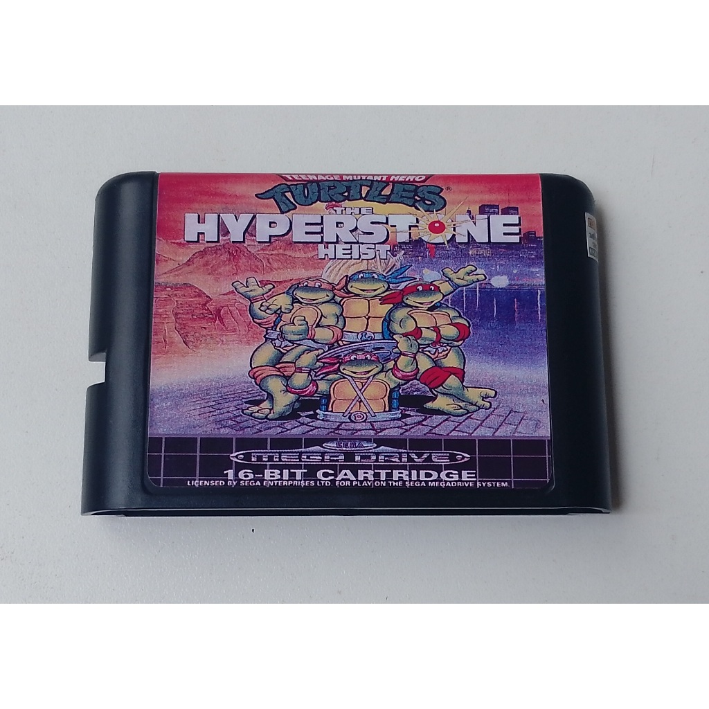 Turtles - The Hyperstone Heist para Mega Drive - Funcionando - Usado
