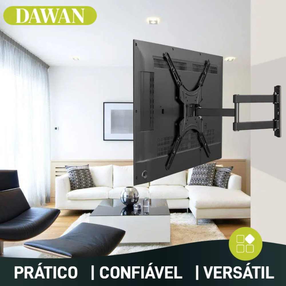 Suporte de parede para TV Full Motion para a maioria das TVs de 10 a 80polegadas em Oferta na Shopee