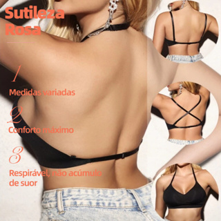 Sutiã sexy multifuncional — várias maneiras de usarcom costas descobertas ajustáveis modelo push-up 9283 em Oferta na Shopee