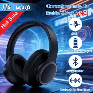 Fone Bluetooth P3960 ANC  | Cancelamento de Ruído -35dB  | Som Dolby | 40H Bateria | em Oferta na Shopee