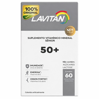 Lavitan Vitalidade 50+ Cimed C/60 Comprimidos em Oferta na Shopee