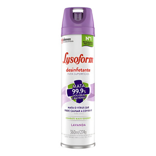 Desinfetante Lysoform Lavanda 360ml - Elimina Germes e Odores, Seguro para Pets em Oferta na Shopee