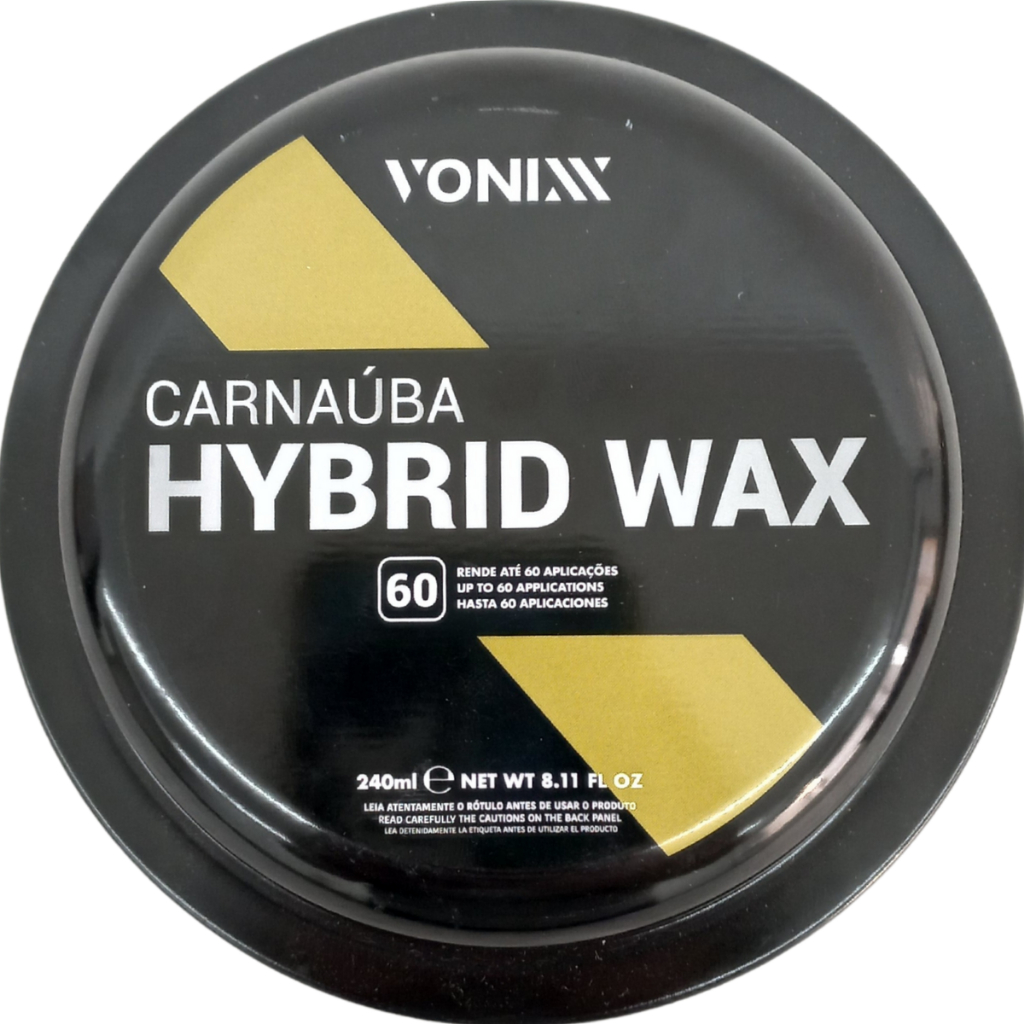Cera Hybrid Wax 240ml Carnaúba Automotiva Protetora Vonixx