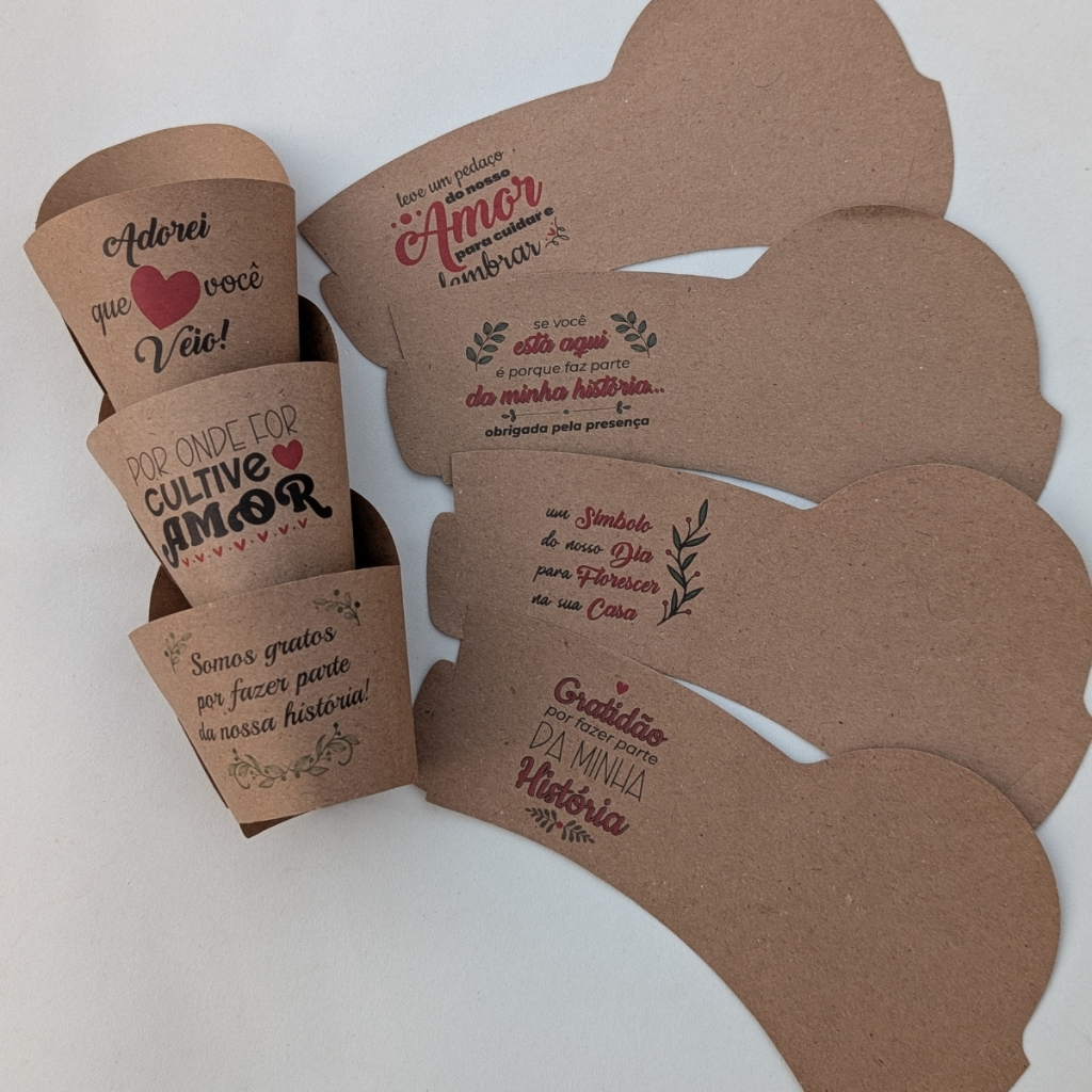 Cachepôs/Rótulos Para Suculentas Cactos Pote N6 Lembrancinha Decoração Várias Frases em Oferta na Shopee