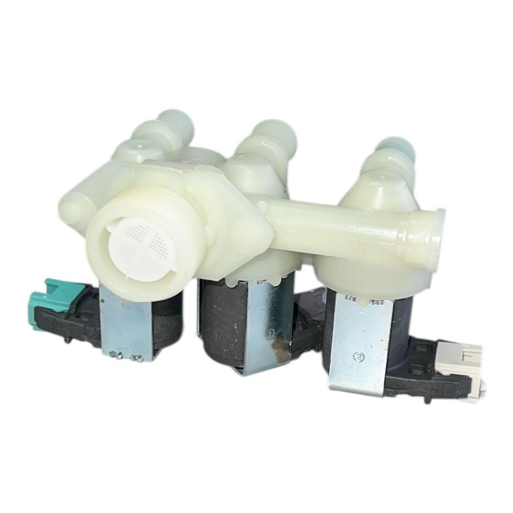 Válvula de entrada de agua tripla, para Lavadora Electrolux - 127V - LSW11 / LSP08 / LSP11