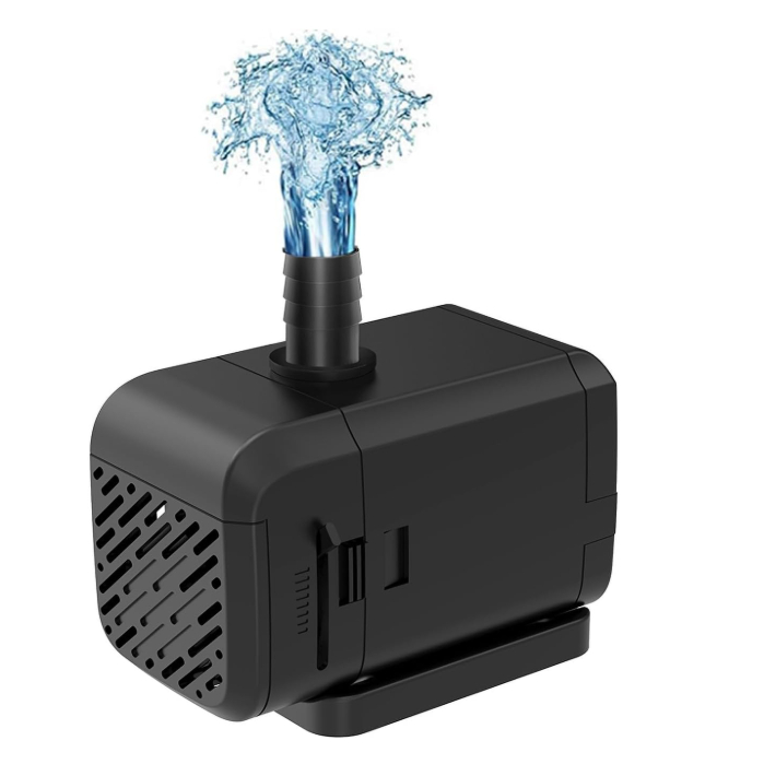 Bomba Submersa 1600L/h para Lagos, Aquários e Fontes - 25W