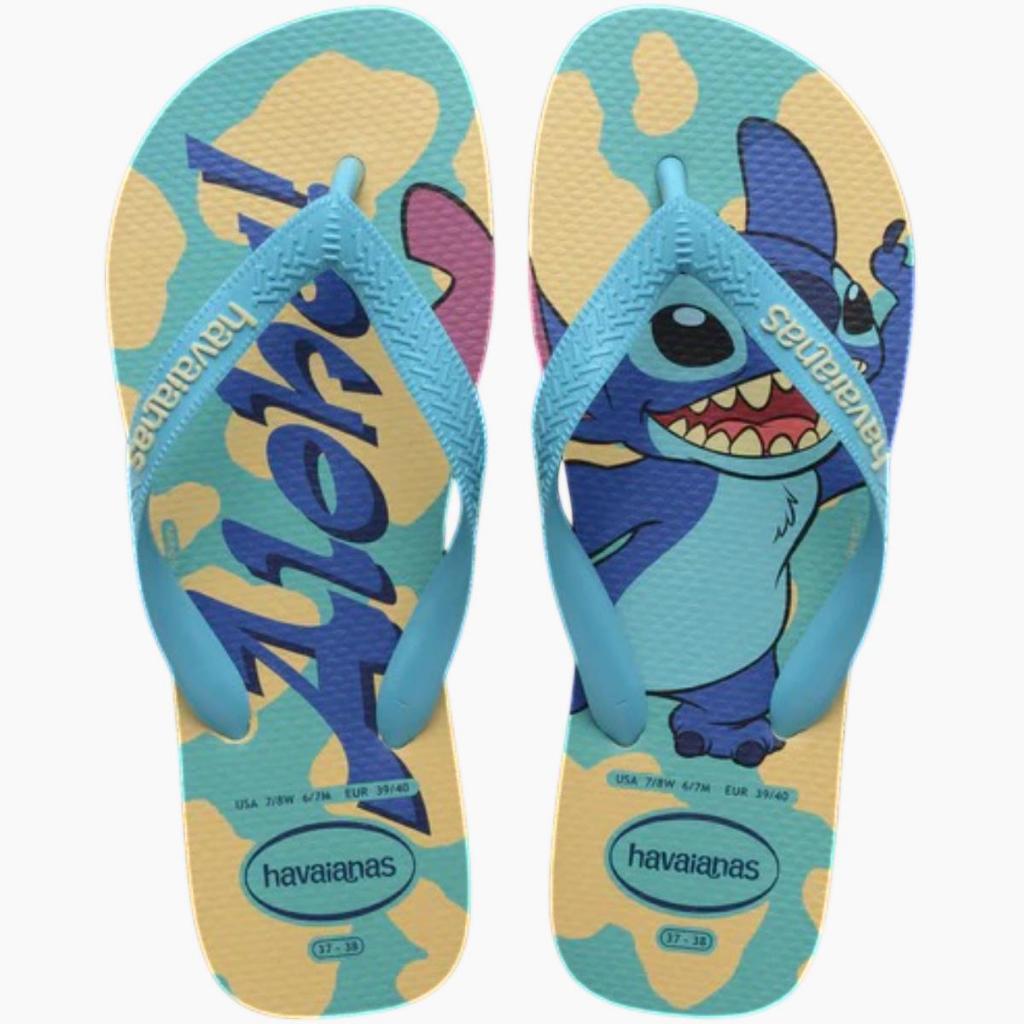 Chinelo Havaianas Top Disney Stitch Clássico - Azul em Oferta na Shopee