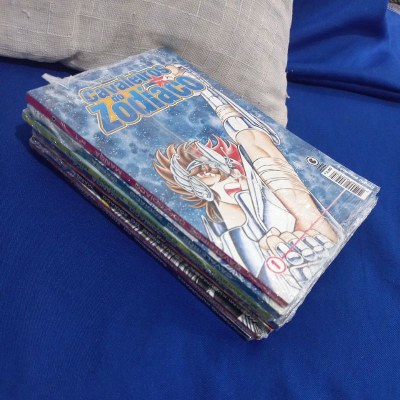 MANGÁ OS CAVALEIROS DO ZODÍACO VOLUME 1, 2, 3, 4, 5, 6 E 7. SAGA DOS CAVALEIROS DE BRONZE. EDITORA CONRAD.