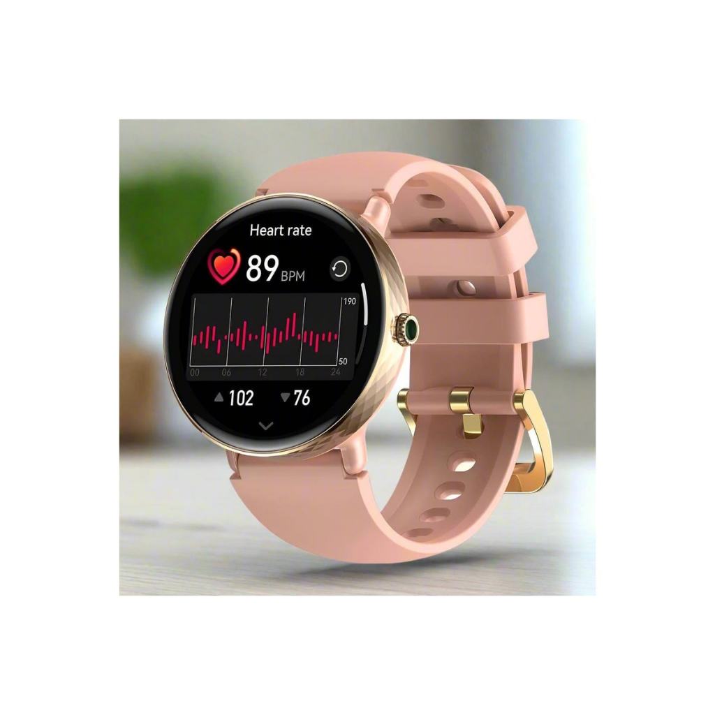 Smartwatch Zeblaze Lily2 Feminino Tela AMOLED brilhante de 1,2" Monitoramento Esportes Chamadas Notificações Assistente