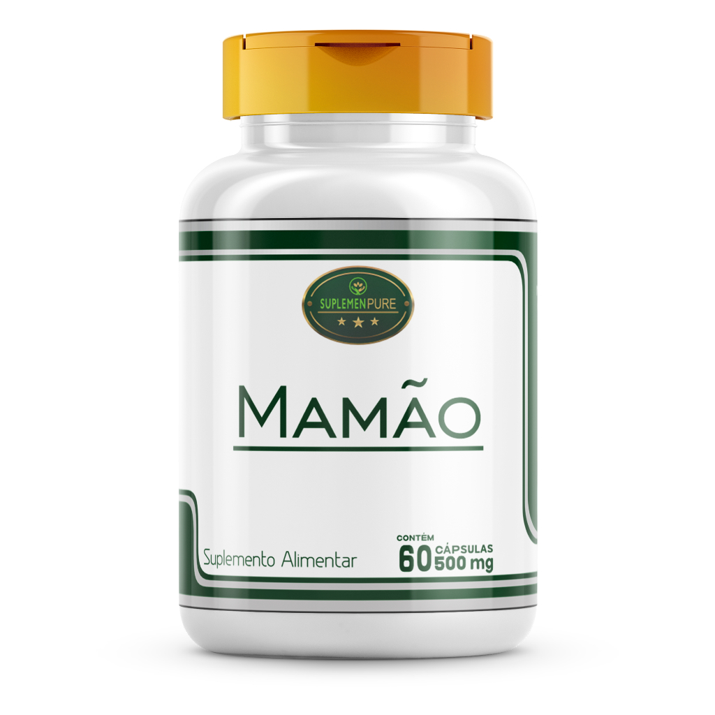 Suplemento de Mamão (Carica Papaya) 500 mg - 60 cápsulas em Oferta na Shopee
