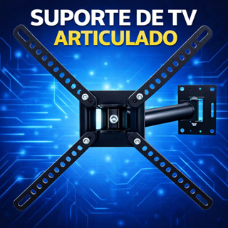 Suporte Articulado de Parede para TV 32” a 55” LCD/LED/OLED/QLED/Plasma em Oferta na Shopee
