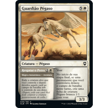 Guardião Pégaso // Resgatar o Potro - Magic The Gathering
