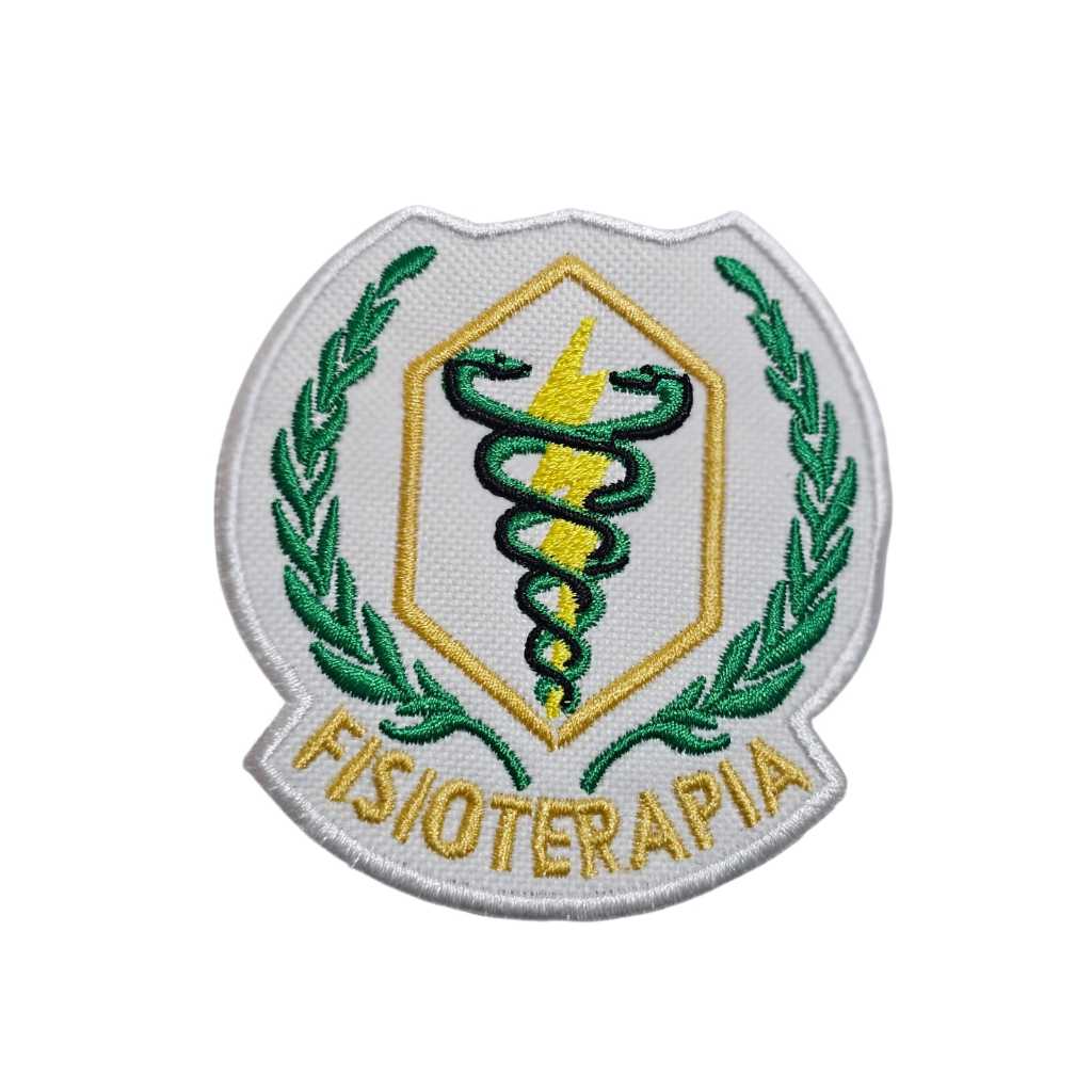 Patch Fisioterapia (Bordado) Termocolante. em Oferta na Shopee