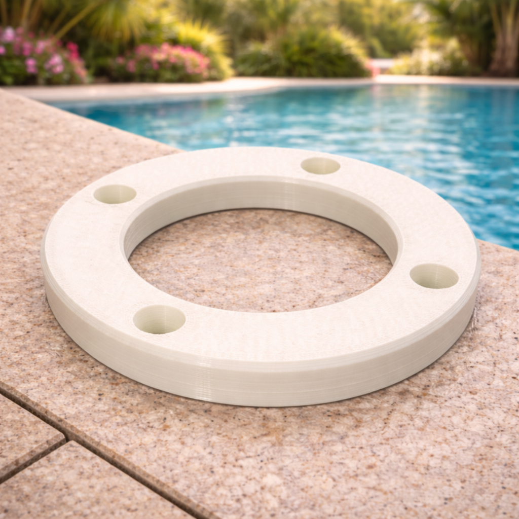 Flange Anel De Dispositivo 1 1/2 Pol Compativel Sibrape Antigo