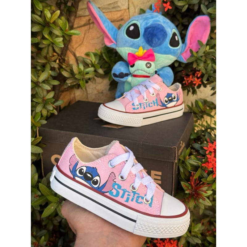 Tênis Infantil All Star Stitch Menina Menino Casual Confortável