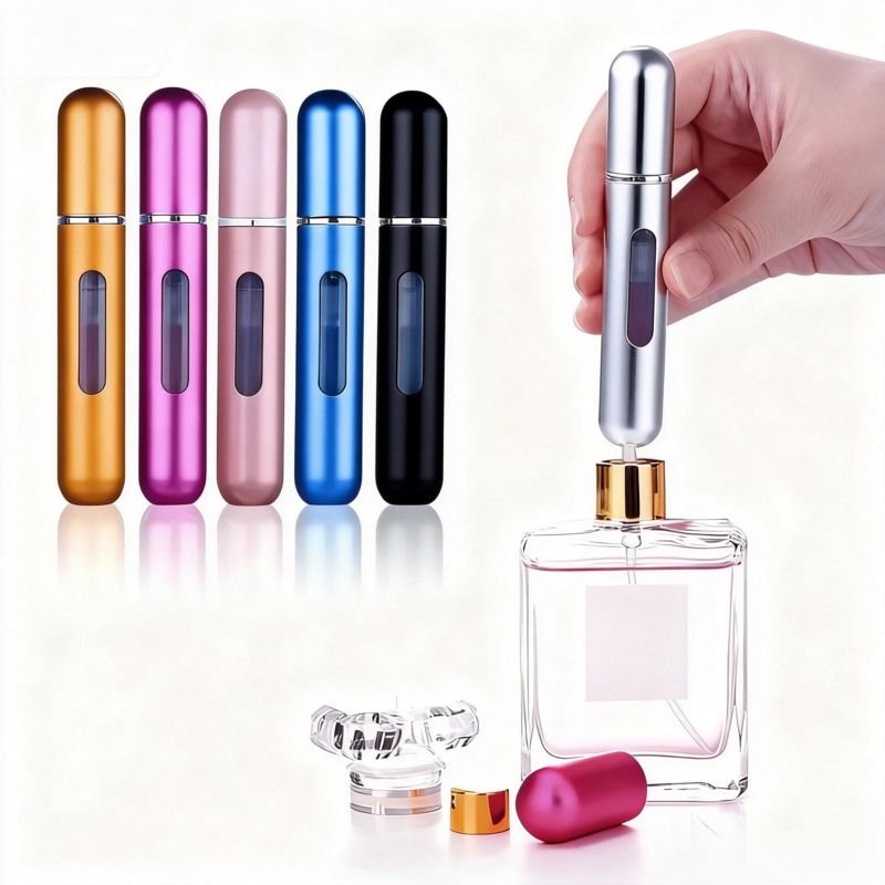Porta Perfume Recarregavel Portatil Spray 5ml em Oferta na Shopee