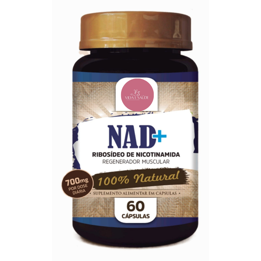 Nad+ Ribosídeo de Nicotinamida 700mg com 60 cápsulas Suplemento Alimentar em Oferta na Shopee