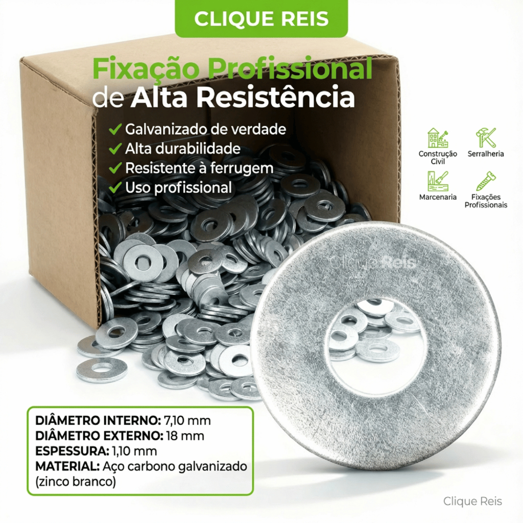 Arruelas Lisas 1 4: Onde Comprar | BuscaProdutos