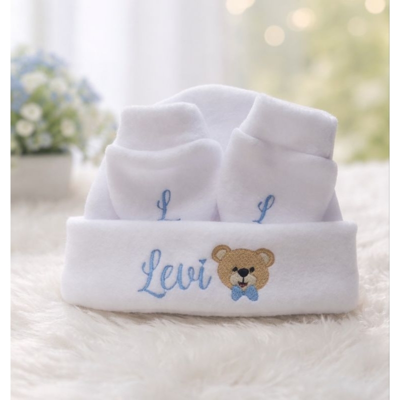 touca + luva personalizada RN