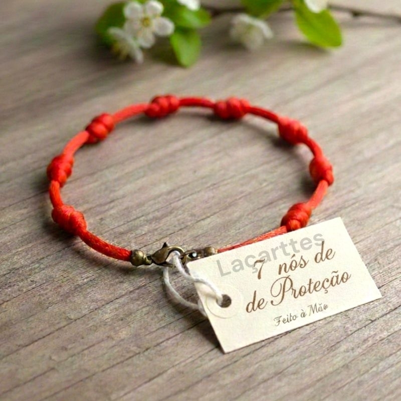 Pulseira 7 Nós Vermelha/Preta Proteção Kabbalah Akai Ito Amuleto Atrai Força e Poder em Oferta na Shopee