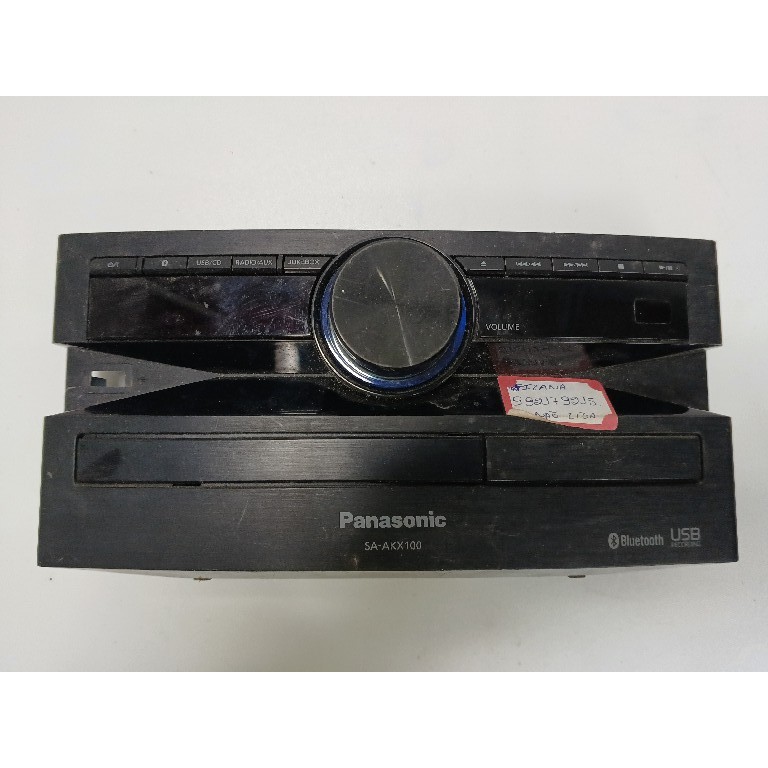 Carcaça frontal completo mini system panasonic sa-akx100