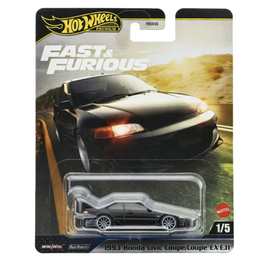 Hot Wheels Premium - Honda Civic EJ1 Fast & Furious 1:64