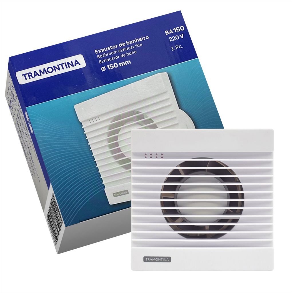 Exaustor De Banheiro Ventilador 127v/220v - Tramontina 150mm