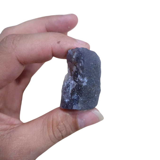 Safira Corindon Azul Pedra Natural Bruta Cristais