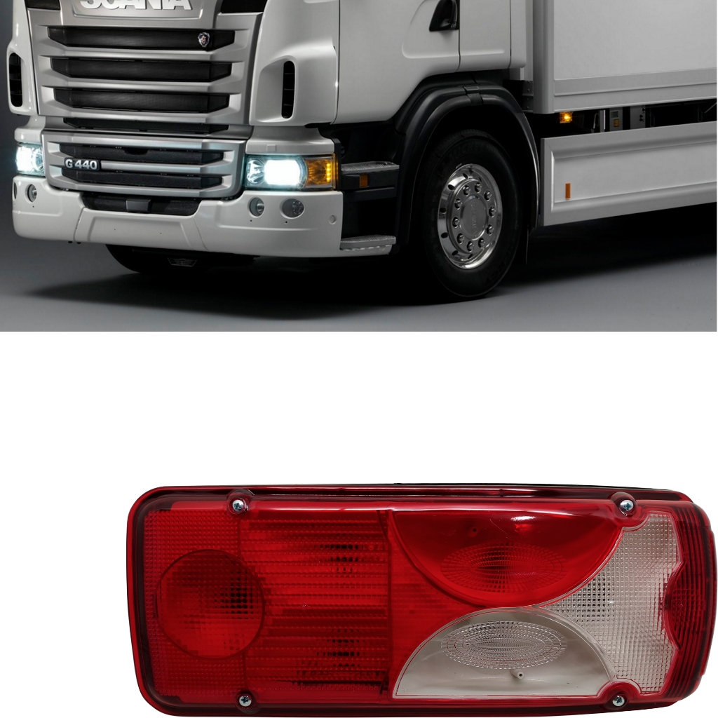 Lanterna Traseira Para Scania Caminhão S4 S5 124 Sinaleira Completa