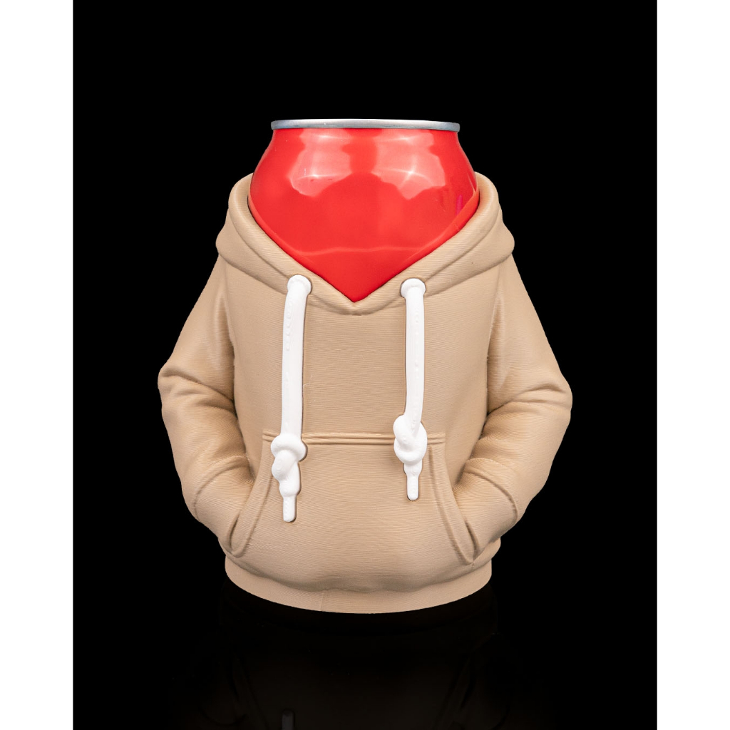Suporte Porta Latas Formato Blusa de Frio Hoodie - Impresso em 3D