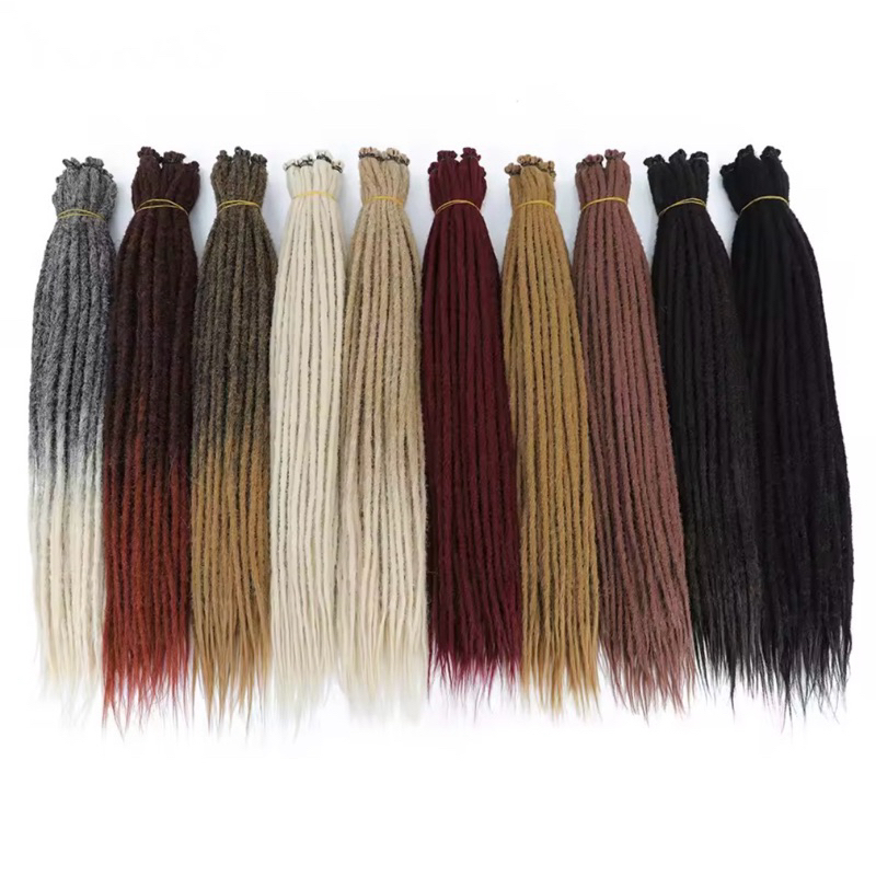 10 Dreads sintéticos removíveis 60cm agulhados em Oferta na Shopee