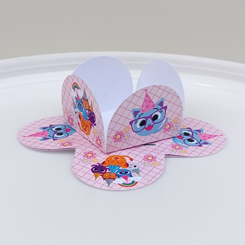 Forminhas para Doces Bolofofos Menina l Personalizados l Lembrancinha de Festa l Aniversário l Festa Infantil